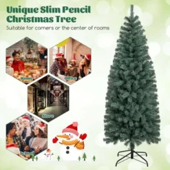 Costway 4.5/6.5/7.5/9 FT Artificial Xmas Tree With 256/556/724/1168 Branch Tips 100/200/250/500 LED Lights 9 Lighting Modes -Northlight Sale GUEST 3fc0be94 99f9 4135 8124 96c16e27771c