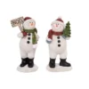 Transpac Resin Textured Snowman Figurines Set Of 2 Colorful Christmas Decor For Tabletop And Mantel Holiday Gifts -Northlight Sale GUEST 437476f0 75a6 44d9 a625 8f0a5ff096bb