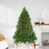 Northlight Real Touch™️ Pre-Lit Full Noble Fir Artificial Christmas Tree - 6.5' - Multi-Color Lights
