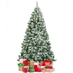 Costway 6FT Snow Flocked Artificial Christmas Tree Hinged W/928 Tips And Foldable Base 19 Costway 6FT Snow Flocked Artificial Christmas Tree Hinged W/928 Tips And Foldable Base -Northlight Sale GUEST 488b72f5 9d5e 433c 9997 14d8547ace33