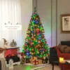 Costway 6FT/7FT Pre-Lit Hinged Christmas Tree With 260/350 Multi-Color Lights & 3-Minute Quick Shape No Fluffing Required 1 Costway 6FT/7FT Pre-Lit Hinged Christmas Tree With 260/350 Multi-Color Lights & 3-Minute Quick Shape No Fluffing Required -Northlight Sale GUEST 49afc997 3a63 4bf3 9859 6749524a4d83