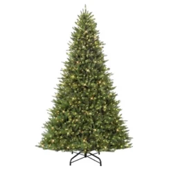 9ft Pre-lit Artificial Christmas Tree Full Forest Fir - Puleo: Hinged, Incandescent Lights, Easy Setup -Northlight Sale GUEST 4a7988a2 d9e5 45d4 94d3 5b7de634f4ea