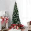 Costway 7.5ft Snow Flocked Pencil Christmas Tree Hinged Pine Cones 1 Costway 7.5ft Snow Flocked Pencil Christmas Tree Hinged Pine Cones -Northlight Sale GUEST 4b4a0dea 0bd4 4310 9502 6bc88a07f28d