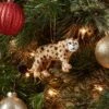 Faux Fur Leopard Christmas Tree Ornament - Wondershop™