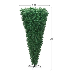Costway 7Ft Unlit Upside Down Artificial Christmas Tree With 1000 Branch Tips Holiday -Northlight Sale GUEST 4de0f5ad 9c1e 4fff 9c57 71168e268e00