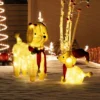 Tangkula 2-Piece Christmas Lighted Dogs 3D Xmas Light-up Cute Poodle With 60 LED Lights Red Scarves Zip Ties & Ground Stakes 2 Tangkula 2-Piece Christmas Lighted Dogs 3D Xmas Light-up Cute Poodle With 60 LED Lights Red Scarves Zip Ties & Ground Stakes -Northlight Sale GUEST 4e7d25a6 8b06 4d41 994b 70bc1e53b89d