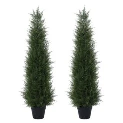 DR.Planzen Faux Cypress Topiary Trees For Outdoors, Fake Cypress Trees For Home Decor Office Living Room Porch Patio Perfect Housewarming Gift -Northlight Sale GUEST 4ec75849 2904 4747 9c12 03f0a70d06d8