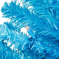 Northlight Pre-Lit Medium Artificial Pine Christmas Tree - 4' - Sky Blue - Clear Lights -Northlight Sale GUEST 505f1c20 a87a 4cf3 9562 f98aae92dea1