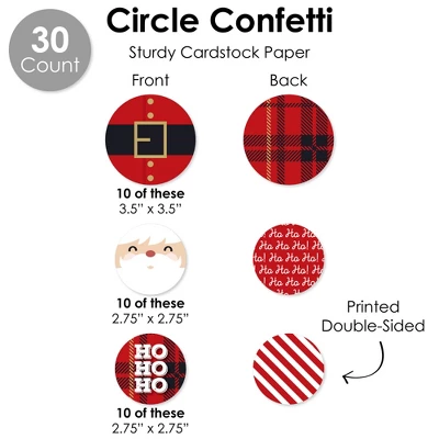 Big Dot Of Happiness Jolly Santa Claus - Christmas Party Supplies Decoration Kit - Decor Galore Party Pack - 51 Pieces 9 Big Dot Of Happiness Jolly Santa Claus - Christmas Party Supplies Decoration Kit - Decor Galore Party Pack - 51 Pieces - Image 7