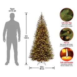 Prelit Slim Aspen Spruce Artificial Christmas Tree Clear Lights - National Tree Company 11 Prelit Slim Aspen Spruce Artificial Christmas Tree Clear Lights - National Tree Company -Northlight Sale GUEST 5344df14 9e65 461c 8ecf b796b737886a