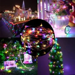 Twinkle Star 2-Pack Battery Christmas Fairy Lights, 33FT 100 LED Multicolor String Lights, Remote & Timer, 8 Modes Firefly For Garden, Indoor, Party -Northlight Sale GUEST 54077e32 e10d 415f b19a ba9c86831ea6