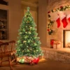 Costway 6FT/7FT/8FT Pre-Lit Artificial Christmas Tree 9 Lighting Modes With 300/400/500 LED Lights & Timer 2 Costway 6FT/7FT/8FT Pre-Lit Artificial Christmas Tree 9 Lighting Modes With 300/400/500 LED Lights & Timer -Northlight Sale GUEST 545fbcbc f027 4ed1 b32a a9aff3c18451