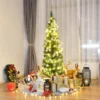 Costway 5'/6'/7'/8' /9' PVC Artificial Pencil Christmas Tree Slim Green -Northlight Sale GUEST 5af62357 3b4a 4812 8b64 37efc18708a7