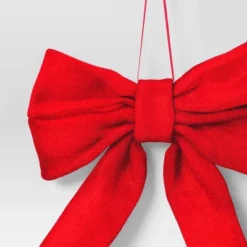 6.5" Christmas Velvet Bow Ornament Red - Wondershop™ -Northlight Sale GUEST 5d17d1fe cf3b 4c4e 9e15 239ed9205e98