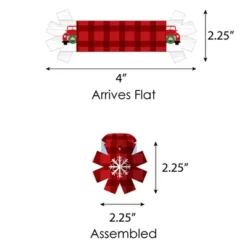 Big Dot Of Happiness Merry Little Christmas Tree - Red Truck Christmas Party Paper Napkin Holder - Napkin Rings - Set Of 24 15 Big Dot Of Happiness Merry Little Christmas Tree - Red Truck Christmas Party Paper Napkin Holder - Napkin Rings - Set Of 24 -Northlight Sale GUEST 5d4b6efd b15f 4bc1 983d eedd14142fce