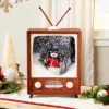 Northlight LED Lighted Musical Snowing Snowman TV Set Christmas Decoration - 12" -Northlight Sale GUEST 5e4b1dab f2bb 48cf 815f 5299fa5b1357
