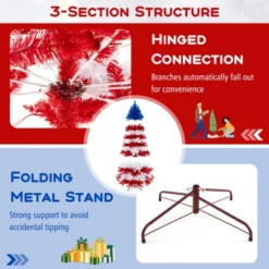Costway 7.5 FT Patriotic Pre-Lit Artificial Christmas Tree With 1341 Branch Tips 480 Lights 14 Costway 7.5 FT Patriotic Pre-Lit Artificial Christmas Tree With 1341 Branch Tips 480 Lights -Northlight Sale GUEST 5fa8d812 19ac 4d1b a64e 30aeae06d977