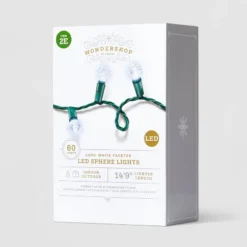 60ct LED Faceted Sphere Christmas String Lights With Green Wire - Wondershop™ 11 60ct LED Faceted Sphere Christmas String Lights With Green Wire - Wondershop™ -Northlight Sale GUEST 6071f337 6a42 4de4 b03e 8c1e76a736ac