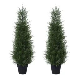 DR.Planzen Faux Cypress Topiary Trees For Outdoors, Fake Cypress Trees For Home Decor Office Living Room Porch Patio Perfect Housewarming Gift -Northlight Sale GUEST 612aaec9 14c2 4f23 98d1 0ef64f3aa4ea