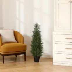 DR.Planzen Faux Cypress Topiary Trees For Outdoors, Fake Cypress Trees For Home Decor Office Living Room Porch Patio Perfect Housewarming Gift -Northlight Sale GUEST 624105e1 1ba5 4af6 8160 32f7401014cf