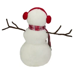 Northlight Plush Snowman With Button Snowflakes And Earmuffs Christmas Decoration - 21.5" - -Northlight Sale GUEST 62f78f34 a9f9 41aa aeda 6b056f6eddbe