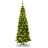 Costway 6.5ft Pre-Lit Hinged Pencil Christmas Tree 250 White Lights -Northlight Sale GUEST 63e8601b 13c6 4554 95c1 fd5214bdbb77