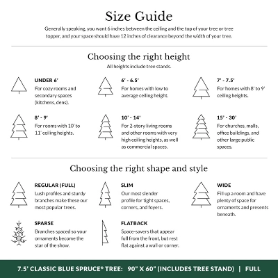 Balsam Hill 7.5' Color Clear LED Classic Blue Spruce Tree 10 Balsam Hill 7.5' Color Clear LED Classic Blue Spruce Tree - Image 8
