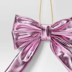 6.75" Christmas Metallic Bow Ornament Light Pink - Wondershop™ 5 6.75" Christmas Metallic Bow Ornament Light Pink - Wondershop™ -Northlight Sale GUEST 653603f9 251e 49f6 8ebc daa17b9081d3