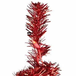 Northlight Pre-Lit Artificial Tinsel Christmas Tree - 3' - Red - Clear Lights -Northlight Sale GUEST 65c8875c fad6 48ca ae67 7f82e6eb0c23