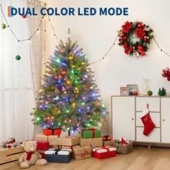 Christmas Artificial Tree, PVC Mixed Automatic Tree With Dual Color LED Lights 21 Christmas Artificial Tree, PVC Mixed Automatic Tree With Dual Color LED Lights -Northlight Sale GUEST 6718cff6 0be2 441d aeb2 45e39f95f757