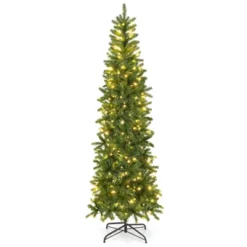 Costway 6 FT/7.5 FT Pre-Lit Hinged Artificial Christmas Tree W/ 648/796 Tips & 270/350 LED Lights -Northlight Sale GUEST 68670cf3 85d9 4217 9d2e a11f6cb4ca15