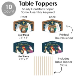 Big Dot Of Happiness Holy Nativity - Manger Scene Religious Christmas Supplies Decoration Kit - Decor Galore Party Pack - 51 Pieces -Northlight Sale GUEST 69f62bfc ea8d 4d06 884d 29021e31d5e0