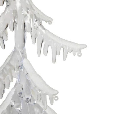 Northlight LED Lighted Acrylic Icicle Tree Christmas Decoration - 14" 6 Northlight LED Lighted Acrylic Icicle Tree Christmas Decoration - 14" - Image 4