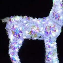 LuxenHome 3-Piece Multi-Color Snowflake Deer Family Outdoor Holiday Decoration With 340 Lights White, Multi -Northlight Sale GUEST 6b9de3d5 806f 46a5 b677 8de3e51a21f0