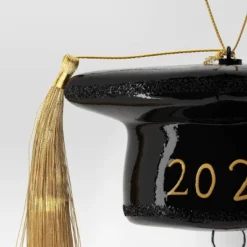 Christmas Glass Graduation Cap Ornament - Wondershop™ -Northlight Sale GUEST 6bc21300 209e 4063 8e6c 0959582c7a70