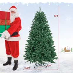 Costway 6ft Hinged Artificial Christmas Tree Unlit Douglas Full Fir Tree W/ 1355 Tips -Northlight Sale GUEST 6cf0db17 08c5 40cb 81e4 4e63b4c2d4db