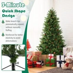 Costway 6 FT Pre-Lit Christmas Tree 3-Minute Quick Shape With Quick Power Connector Timer -Northlight Sale GUEST 6d9cbd30 0900 4197 b35c ea9a0ee9463d