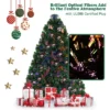 Costway 3Ft Pre-Lit Fiber Optic PVC Christmas Tree Tabletop Plastic