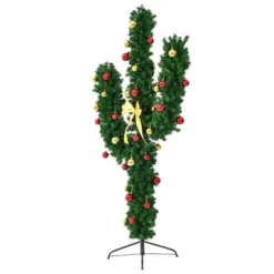 Costway Pre-Lit Cactus Christmas Tree 7Ft LED Lights Ball Ornaments -Northlight Sale GUEST 6fa902c0 fff8 4a2b a592 afd434019e5b 1