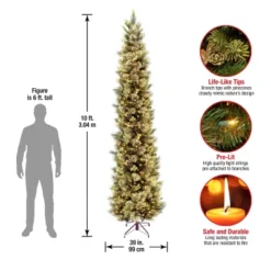 Prelit Slim Carolina Pine Artificial Christmas Tree Clear Lights - National Tree Company -Northlight Sale GUEST 6fd46acd ddbf 40bd b2d6 0d709622dbae