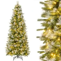 Costway 6/7.5/9 FT Pre-Lit Artificial Christmas Tree With 580/820/1228 Frosted Tips 470 LED Lights -Northlight Sale GUEST 70f1ea5c af5a 4961 91a3 ffc1e48ad4e4