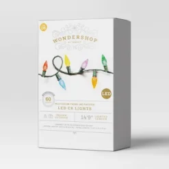 60ct LED Faceted C6 Christmas String Lights Twinkling With Green Wire - Wondershop™ -Northlight Sale GUEST 715e628a 22b0 438d 93a1 e5d836148bad