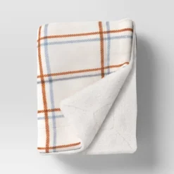 Printed Plush Throw With Faux Shearling Reverse - Threshold™ -Northlight Sale GUEST 71617e68 5194 4468 9b4f e2a09f695a2a