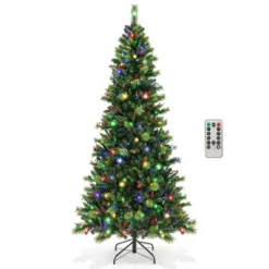 Costway 6FT/7FT/8FT Pre-Lit Artificial Christmas Tree 9 Lighting Modes With 300/400/500 LED Lights & Timer -Northlight Sale GUEST 71af51cb 9c21 48cf af1a 9482f4c38a7d