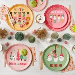 Christmas Characters Small Plates (10 Per Pack)