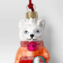 Christmas Glass Dressed White Cat Ornament - Wondershop™ -Northlight Sale GUEST 73b2009a 73e5 4015 ba75 8f5e80370cc3