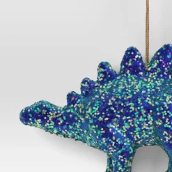 5" Christmas Plastic Chunky Glitter Dinosaur Ornament Blue - Wondershop™ -Northlight Sale GUEST 76e53cd0 11a4 41a9 9ff7 06fe459700e4