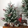 Northlight Real Touch™️ Potted Flocked Mini Fir Pine Artificial Christmas Tree - 25" - Unlit -Northlight Sale GUEST 76ff1c03 362c 40b1 9363 6078e13d0573