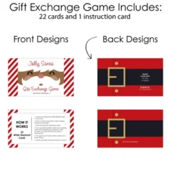 Big Dot Of Happiness Jolly Santa Claus - Christmas Party White Elephant Gift Exchange Game Scratch Off Cards - 22 Count 9 Big Dot Of Happiness Jolly Santa Claus - Christmas Party White Elephant Gift Exchange Game Scratch Off Cards - 22 Count -Northlight Sale GUEST 784b767b ec27 49c5 a8d9 0faa82758a01