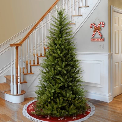 National Tree Company 6.5ft National Christmas Tree Company Dunhill Fir Artificial Christmas Tree: Slim Profile, Indoor, PVC Material, Includes Stand 3 National Tree Company 6.5ft National Christmas Tree Company Dunhill Fir Artificial Christmas Tree: Slim Profile, Indoor, PVC Material, Includes Stand